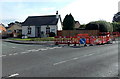 Roadworks near Foxleigh Lodge, Wem