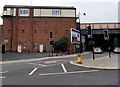 SJ4913 : West side of a signalbox in Shrewsbury by Jaggery