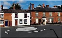 SJ5129 : Aston Street mini-roundabout, Wem by Jaggery
