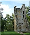 SP3211 : Minster Lovell - Old Hall - Southwest Tower ruins by Rob Farrow