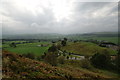 The hamlet of Storiths from Storiths Crag and part of Wharfedale