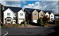 Houses at the eastern end of Andrews Close, Tondu