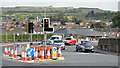 Junction improvements, Dunlady Road, Dundonald - October 2014(2)