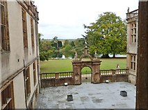 ST6416 : Looking out towards the lake from within Sherborne Castle by Derek Voller