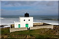 NU1735 : The Lighthouse on Blackrocks Point (1) by Chris Heaton
