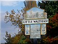 Village Sign, Little Waltham