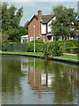 Canal and house near Stone, Staffordshire