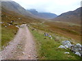 NN1163 : West Highland Way west of Lairigmor by Dave Kelly