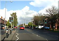 Pedestrian crossing on Moor Road, Chorley