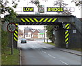 Railway bridge crossing the High Street in Syston