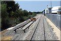 Railway line partially laid in Bicester