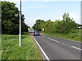 Traffic entering Belleek from the east along the A25