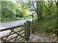 Sett Valley Trail signage on Station Road at Birch Vale