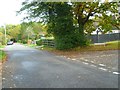 Looking east on Luckley Road towards the railway bridge