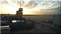 SJ4382 : Sunrise at Liverpool John Lennon Airport by Richard Cooke