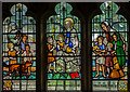 TQ8423 : Stained glass window, All Saints' church, Beckley by Julian P Guffogg