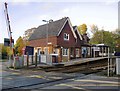 Level-crossing and station buildings, Chilworth