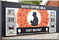 New David Ervine mural, Belfast (October 2014)