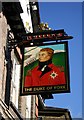 The Duke of York (2) - sign, 107 Devonshire Road, Chiswick, London