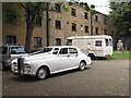 Wedding car, St Mary, Rotherhithe