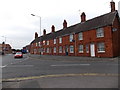 Row of houses at the SE end of Commercial Road, Devizes