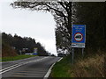 SK3065 : Road signs on B5057 by Graham Hogg