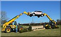 SK9777 : Lincolnshire Horse Trials: the Land Rover Lift by Jonathan Hutchins