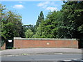 College Road at its bridge over the New River