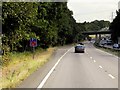 Southbound A1, Layby and Bridge near Little Ponton