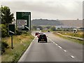 SK8840 : Exit for Great Gonerby, Southbound A1 by David Dixon