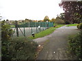 The tennis courts in Basing Hill Park