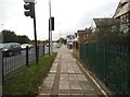 The pavement on Hendon Way, Cricklewood