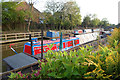 SP2765 : Working Narrowboat Hadar on her home mooring by Keith Lodge