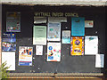 Wythall Parish Council noticeboard outside Wythall Institute, Alcester Road