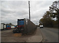 TQ0872 : Entrance to Lorry Park on Bedfont Road by David Howard