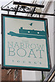 TQ3283 : The Narrowboat sign by Oast House Archive