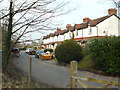 SP0974 : Terrace of small houses, Station Road by Earlswood Station by Robin Stott
