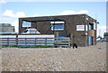 Winch house on the beach