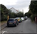 SK4002 : Two police cars parked in Shenton Lane, Market Bosworth by Jaggery