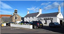 NU2519 : The Jolly Fisherman pub, Craster by Gordon Hatton