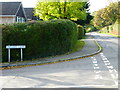 Looking west on School Lane from Inhams Lane