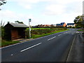 Looking southwards on Hambledon Road to the junction with Green Lane