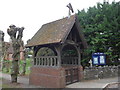 St Barnabas Church, Easterton: lych gate