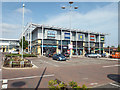 Stores, northwest corner of Leamington Shopping Park