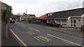 Box Terrace houses and bus stop in Coytrahen