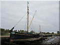 TQ8567 : Edith May sailing barge at Lower Halstow by David Anstiss