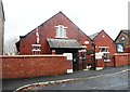 SD9504 : Former Drill Hall - Springhead, Lees by Anthony Parkes