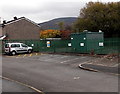 Gas installation on the north side of Ewenny Road, Maesteg