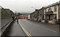 Bend ahead in Castle Street, Maesteg