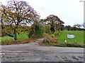 Part of the road junction north of Forest Coal Pit